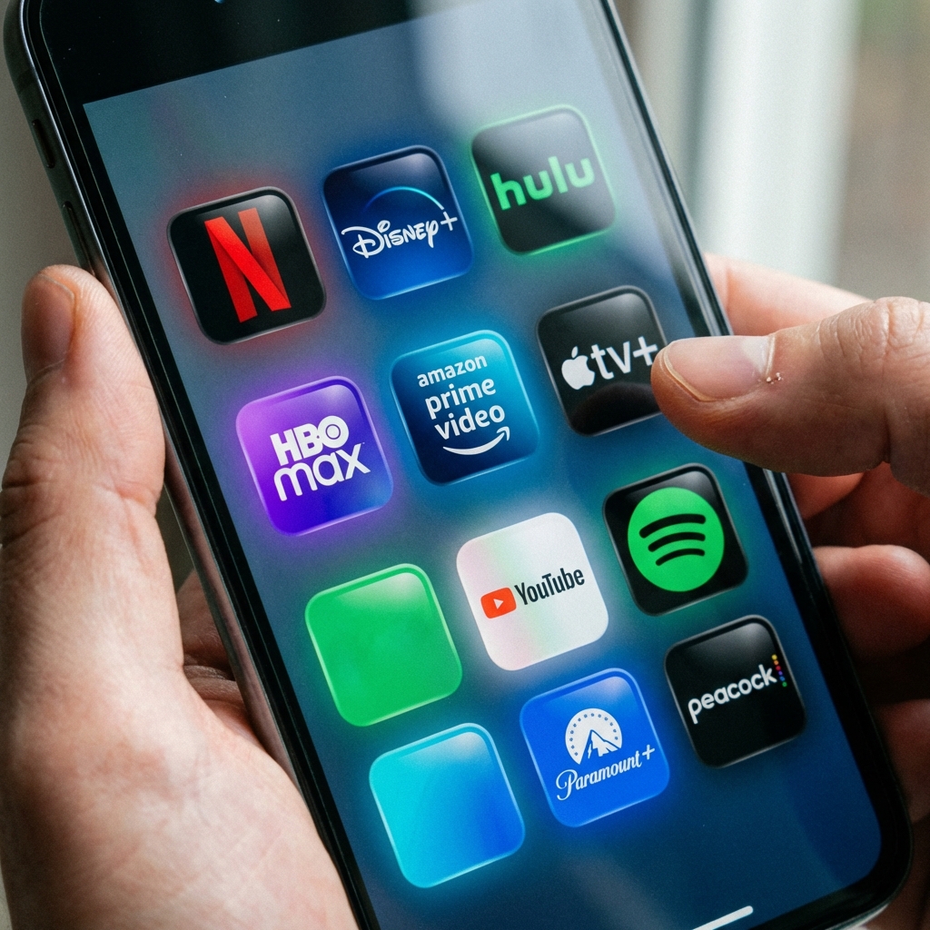 Subscription apps on phone